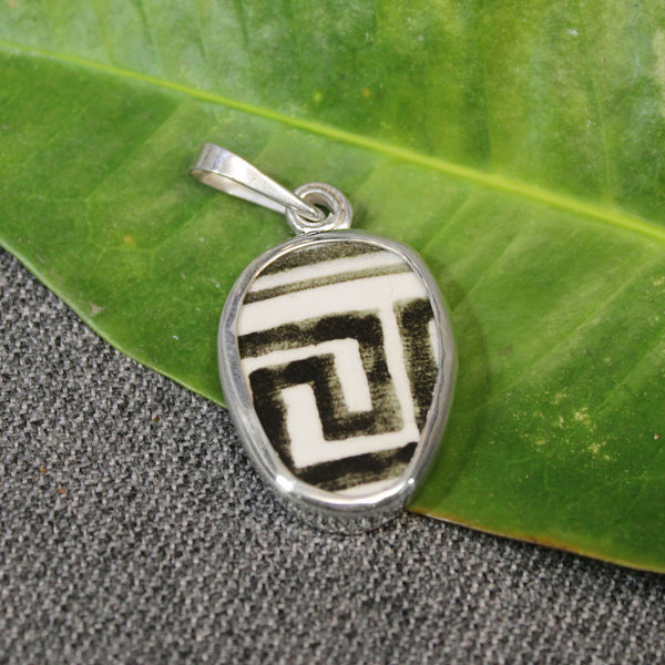 Dizzy Maze Chaney Sterling Silver Pendant
