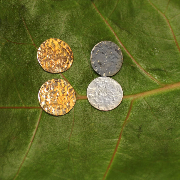 Hammered Dot Earrings 