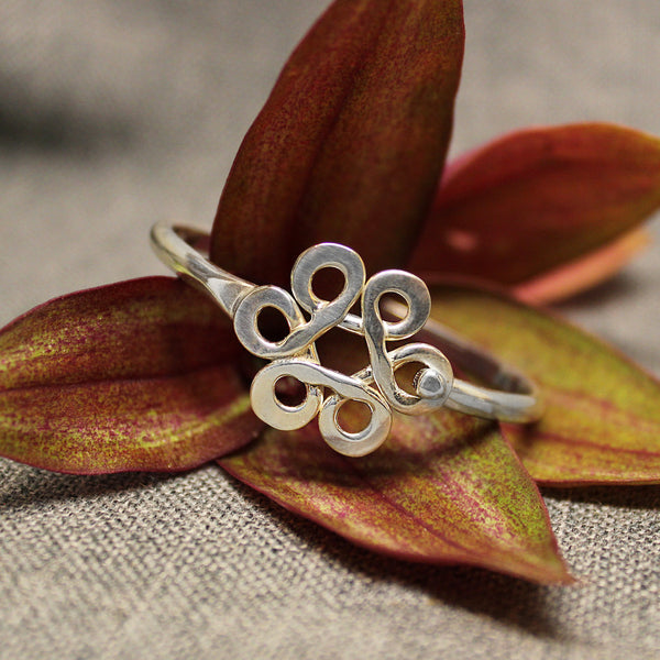 Flower of Life Classic Sterling Silver Bracelet 