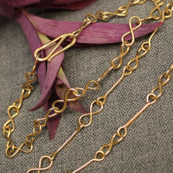 14k Gold Infinity Chain