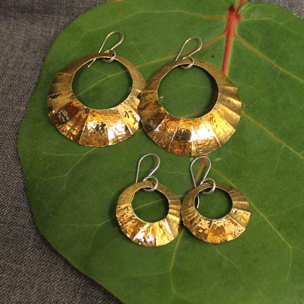 Gypsy Brass Earrings 