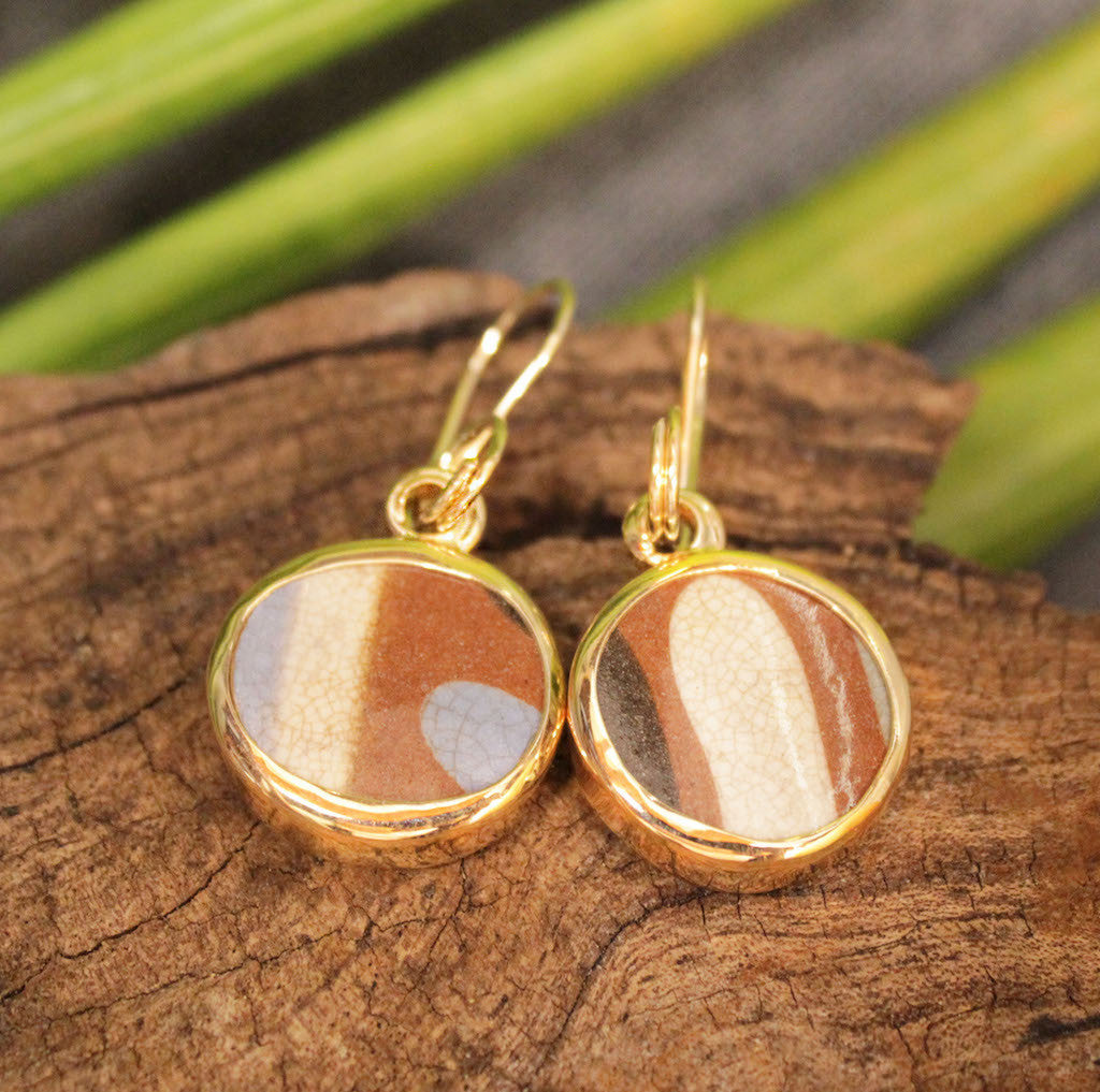 Out if This World Chaney 14k Gold Earrings